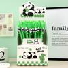 Panda Climbing Bamboo Neutral Pen, New Cartoon Soft Gel Writing Pen 0.5mm Black Student Stationery