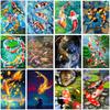 5D DIY Diamond Painting Colorful Goldfish Diamond Embroidery Cross Stitch Kit Full Rhinestone Mosaic Home Decor