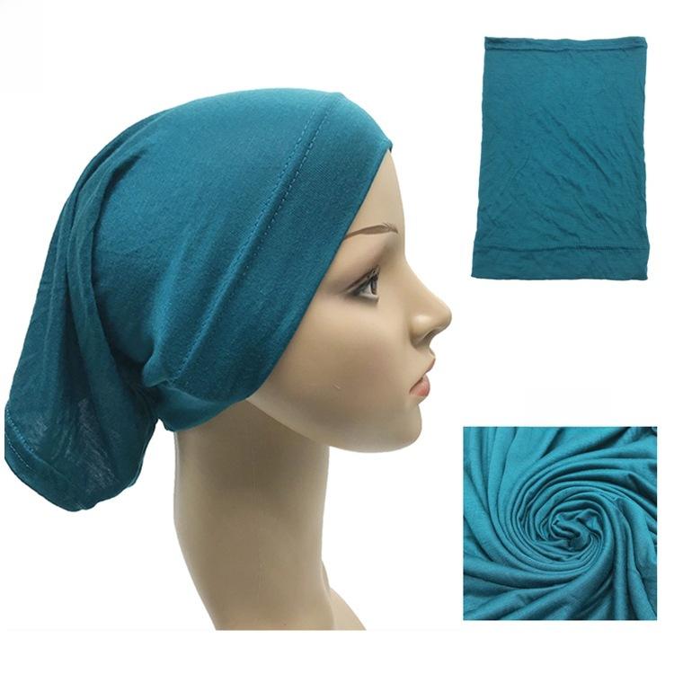 Women's Mercerized Cotton Modal Elastic Tube Hat & Scarf Cap