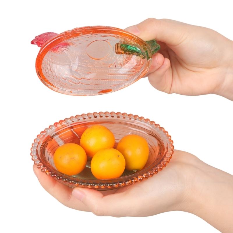 Хрустальная стеклянная конфетница в форме курицы, Ретро конфетница с крышкой, Десертная тарелка, Чаша для закусок, Украшение для домашнего декора