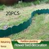 20 штук Сделай сам Ландшафтный дизайн Садовый бордюр Подъездная дорожка Газон Защитный забор для растений Клумба
