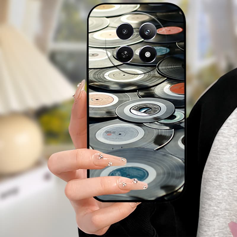 For Realme 12 Pro Case Silicone Soft Black Back Cover Case For Realme 12 Pro Plus Phone Case Cover Realme12 Pro+ 12Pro TPU Funda