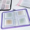A5 Zipper Binder Photo Card Collection Book Postcard Organizer Diary Notebook School Stationery Star Photo Card Collection Album