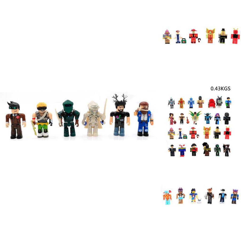 Яркий набор из 24 фигурок персонажей игр Roblox. Идеально подходит в качестве подарка для детей.
