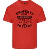 20th Wedding Anniversary 20 Year Funny Wife Unisexs Light Cotton TShirt