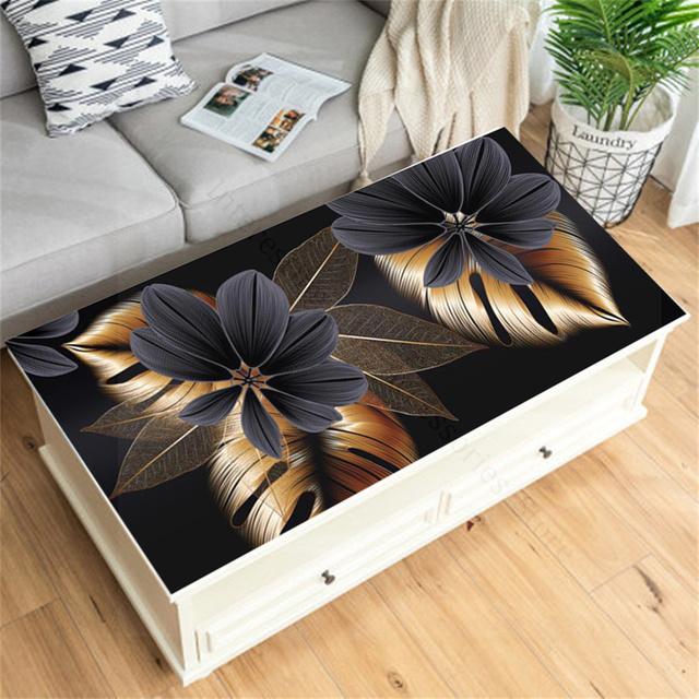 ПВХ Винил Золотой Треугольник Мрамор Контактная Бумага для Кухонных Шкафов Наклейка На Стол Водонепроницаемые Самоклеящиеся Обои Наклейки