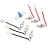 Generator rectifier diode kit, 3 positive diodes 3 negative diodes,   compatible metal module set 8 cm length solar panel blocking diodes