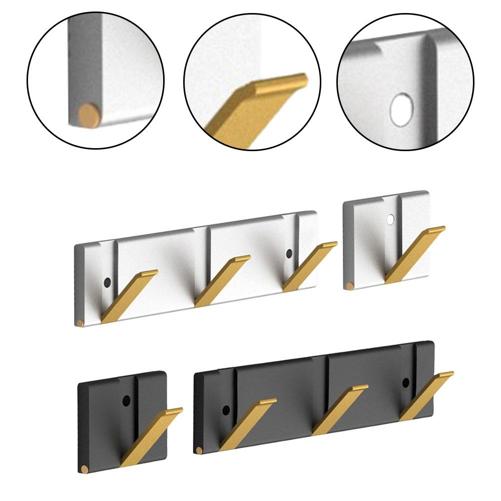 Sleek & Functional Wall Hooks Made from Reliable Space Aluminum Material for Organizing Clothing & Accessories