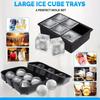 Diamond Rose Gun ETC. Shaped Ice Cube Mold Food Grade Silicone Square Ice Cube Maker Tray High Quality Mold For Bar Making Drink