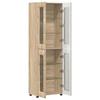 Highboard FLORIN Sonoma Oak 60 x 35 x 182 cm Particleboard