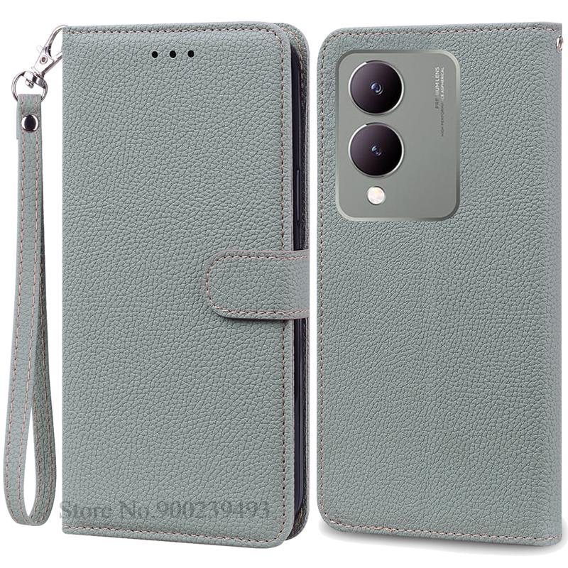 Для Vivo Y17S чехол кожаный кошелек-книжка для Vivo Y17S чехол Чехлы для Vivo Y17S VivoY17S чехол для телефона защитный чехол