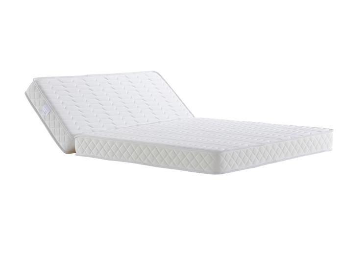 Matelas Ferme Pour BZ Alse 120x190 cm epaisseur 10 cm Oreiller Visco - Dim Assise 60 cm - Dhoussable Housse Lavable - 5 zones de Con