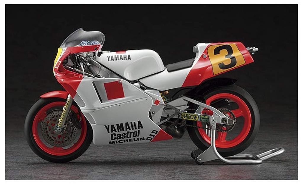 Hasegawa Yamaha YZR500 0W98 1988 Чемпион WGP500 Пластиковая модель BK 3 1/12