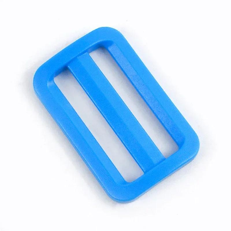 20Pcs Meetee 25/32/38mm Plastic Ring Buckles Tri-Glide Slider Adjuster Belt Buckle Dog Collar Clasp Hooks DIY Sewing Accessories