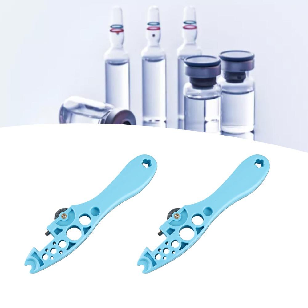 2Pcs Plastic Ampoule Bottle Opener Grinding Wheel Multifunctional Ampoule Cutter Home Use