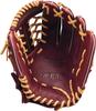 ZETT Soft Steer Baseball Bordeaux Brown x Pastel Brown Size 5 Glove, All-Around, Left-Handed Throw, (4032), (BRGB35530F)
