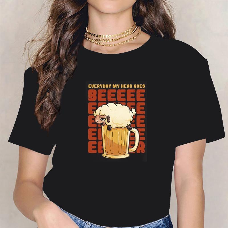 The Beers Graphic Printed Funny Tee Casual T Shirt Clothing Comfortable Plus Size Tshirts Camisetas Camisa Loose Novelty Cool