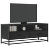 VidaXL TV Stand Black 100x34.5x40 Cm Engineered Wood and Metal, TV Bench, Hi-fi Cabinet, Entertainment Center, TV Buffet, 848814