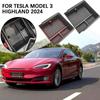 Для Tesla Model 3 Highland 2024, центральная консоль, подлокотник, ящик для хранения, органайзер, запасные аксессуары для салона автомобиля, новинка 2023 года