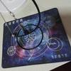 Tarot Card Pendulum Divination Mat Triple Moon Pentacle Printed Mouse Pad for Wicca Altar