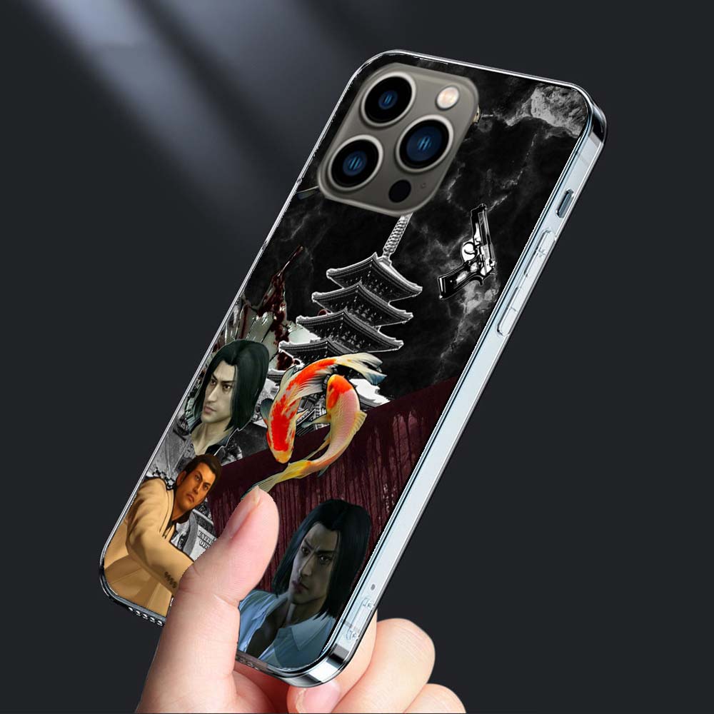 Чехол для телефона с игрой Yakuza 0 Для iPhone 16E 15 Pro 14 Plus 17E 16 17 Pro Max Air 11 12 13 Mini Ударопрочный Capa Милый Чехол TPU Cle