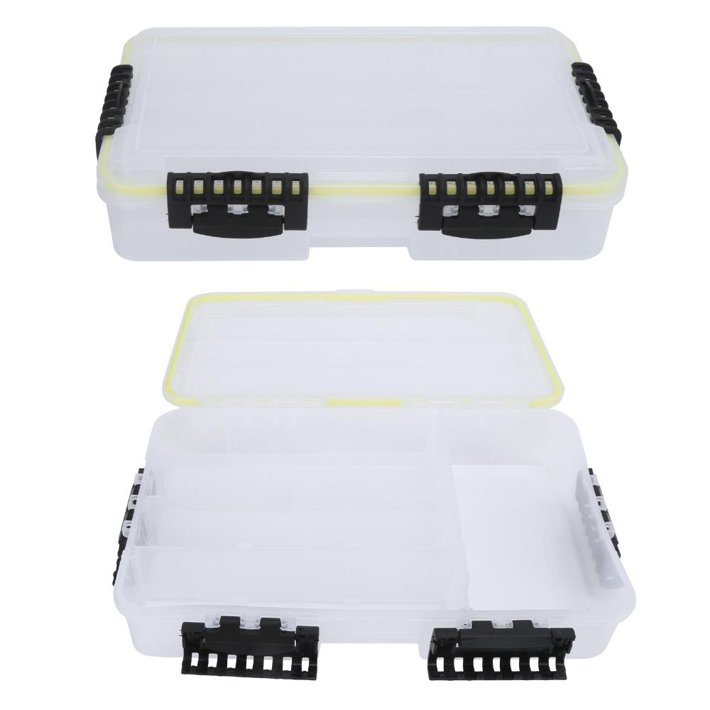 Waterproof Lure Organizer Box with Removable Partitions Fishing Tackle Box Fishing Outdoors