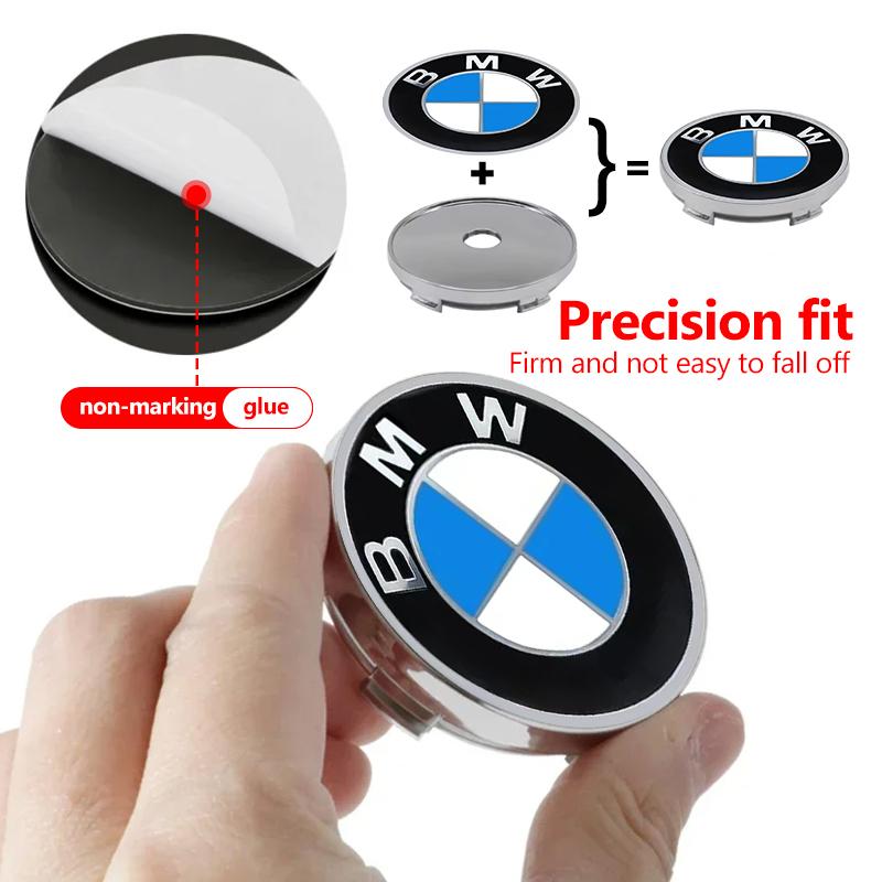 4pcs 60mm Car Wheel Center Cover Hub Cap Auto Decoration Accessories For BMW X1 X2 X3 X4 X5 X6 F49 F39 F25 G01 F16 G06 G07 F25