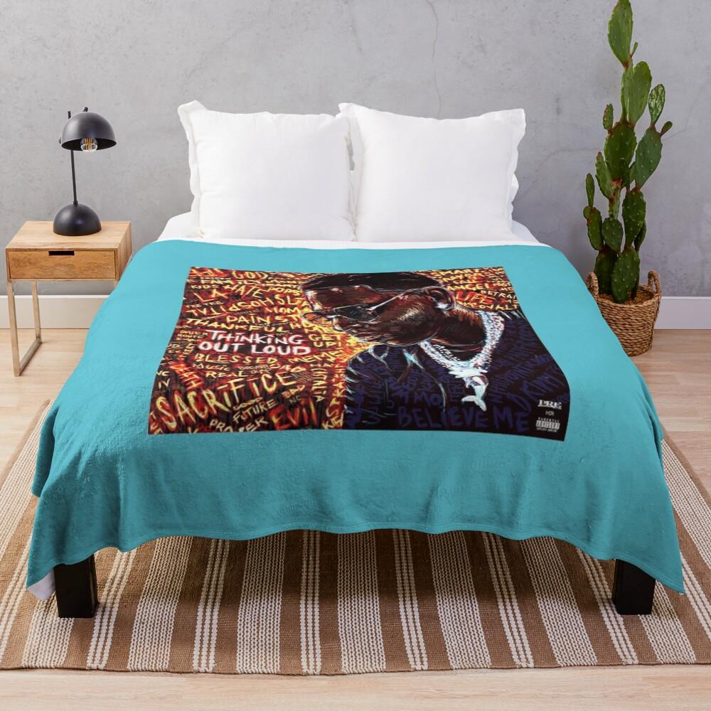 Thinking Out Loud - Young dolph Throw Blanket