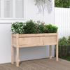 VidaXL Planters with Legs 110x31x70 Cm Solid Pine Wood 837564