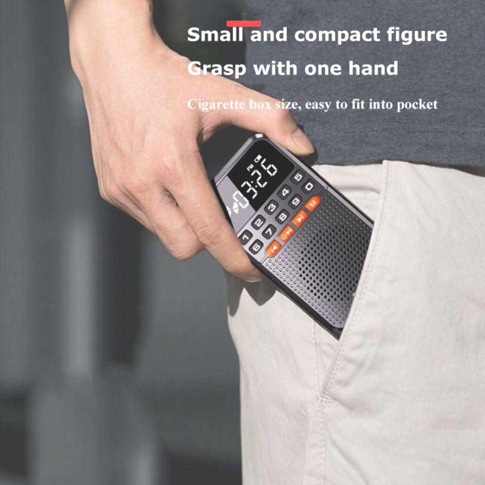 AM/FM Мини Bluetooth Динамик Портативный Радио TF Карта Музыкальный Плеер Карманный Радиоприемник Кемпинг
