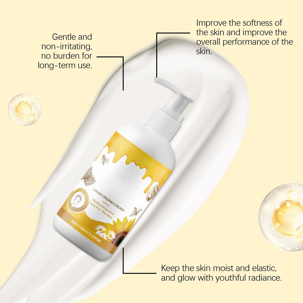 Bee Skin Moisturizer Gentle Hydration Moisturizing Body Skin Relief Massage Care