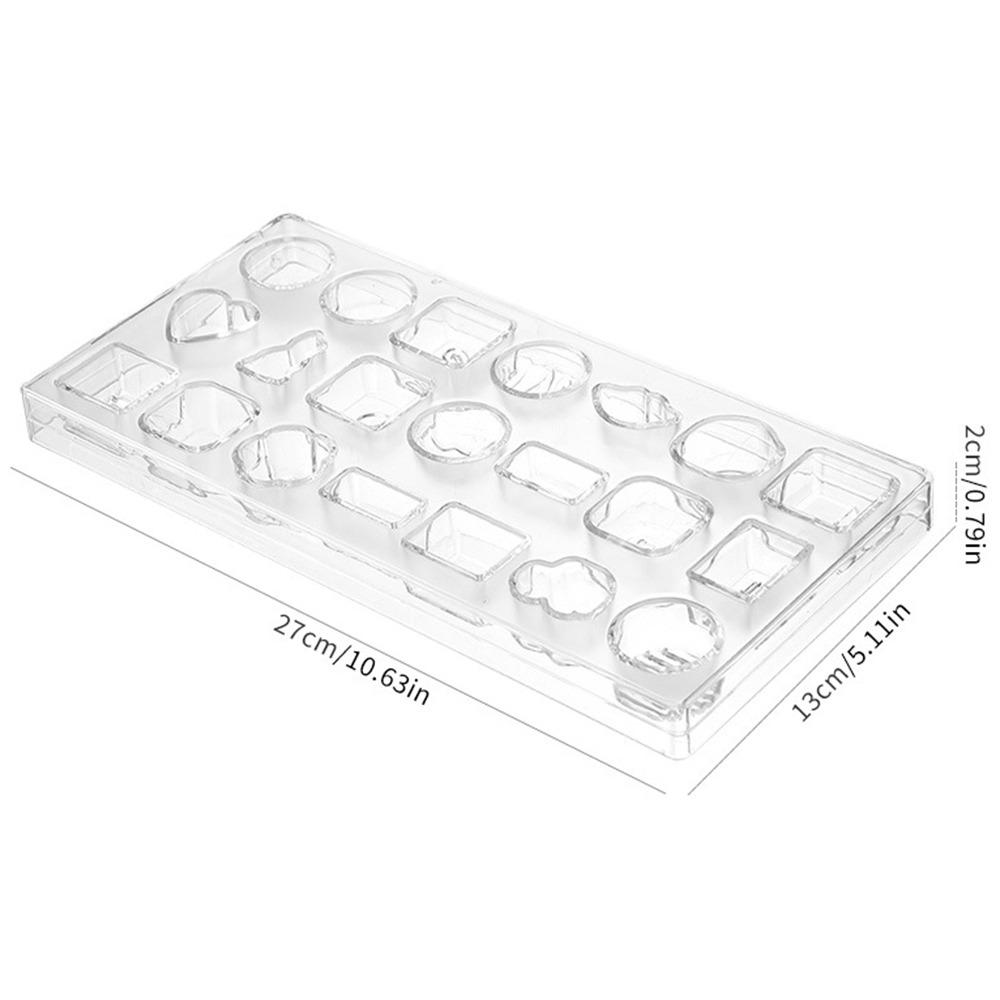 Прозрачные шоколадные формы 3D Candy Mold Выпечка Инструменты Мини-форма для печенья Главная