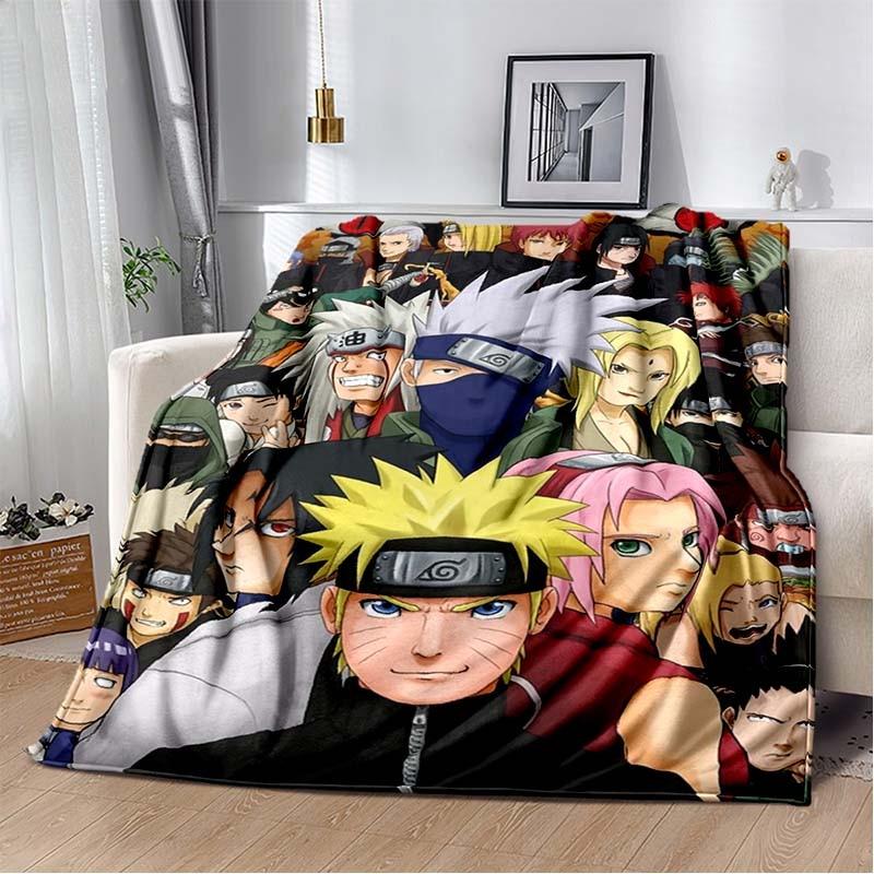 Одеяло Наруто, высококачественное фланелевое теплое мягкое плюшевое одеяло на диван-кровать, подходит для кондиционера, одеяло для сна