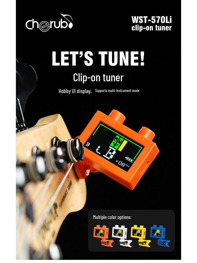 Little Angel WST-570Li Electronic Tuner for Guitar, Bass, and Ukulele