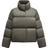 Women's High-Collar Short Goose Down Puffer Jacket TW236362