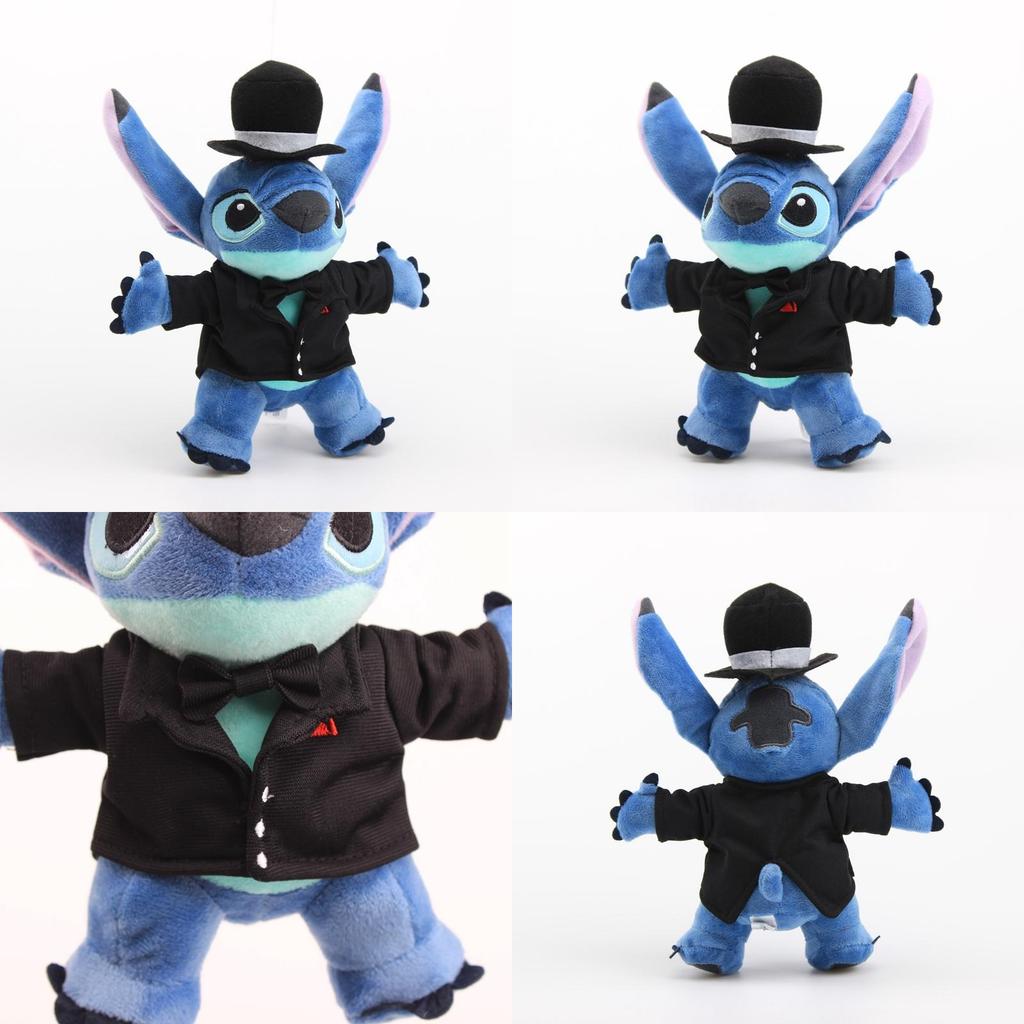 Luxurious And Cuddly New Anime Suit Lilo Stitch Plush Bear Kid Soft Toy Gift 24cm Doll Toys