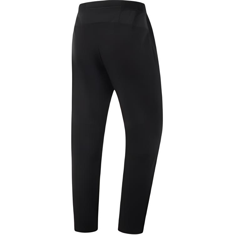 Li Ning Running Series Sport Simple Solid Color Comfortable Casual Pants Men Bottoms Black AYKV023-1
