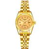 Top   New Couple's Watch Steel Band Men's Calendar Waterproof Watch High-end Diamond-encrusted Ladies Luminous Watch