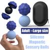 Большой размер Силиконовые Магнитные Сенсорные Шарики Игрушка-антистресс Беспокойство Аутизм Успокаивающая Вертящаяся Взрослые Снятие Тревоги Стресс Сенсорная Игрушка
