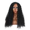 High-Temperature Fiber Long Curly Wig With Natural Middle Part Heat-Resistant Synthetic Hair Women Various Lengths Colors