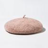 Шерстяной берет, женская шляпа Bud, осень-зима, универсальная художественная шляпа художника, ретро-шляпа