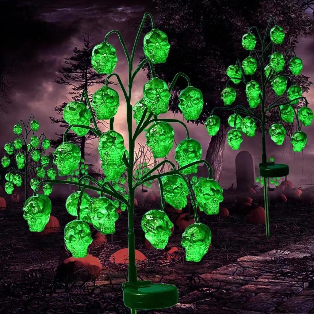 Solar Bat Light String Halloween Party Courtyard Decoration Scene Arrangement Purple Bat LED Light Atmosphere Full