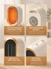 Heater for home, fan heater electric 1200w, 2 working modes
