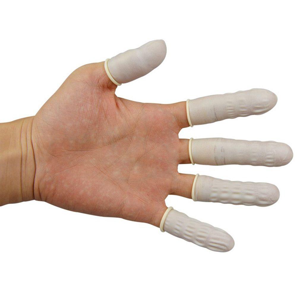 Nail Art Tool Fingertip Protective Rubber Gloves Protector Gloves Finger Cover Finger Cots