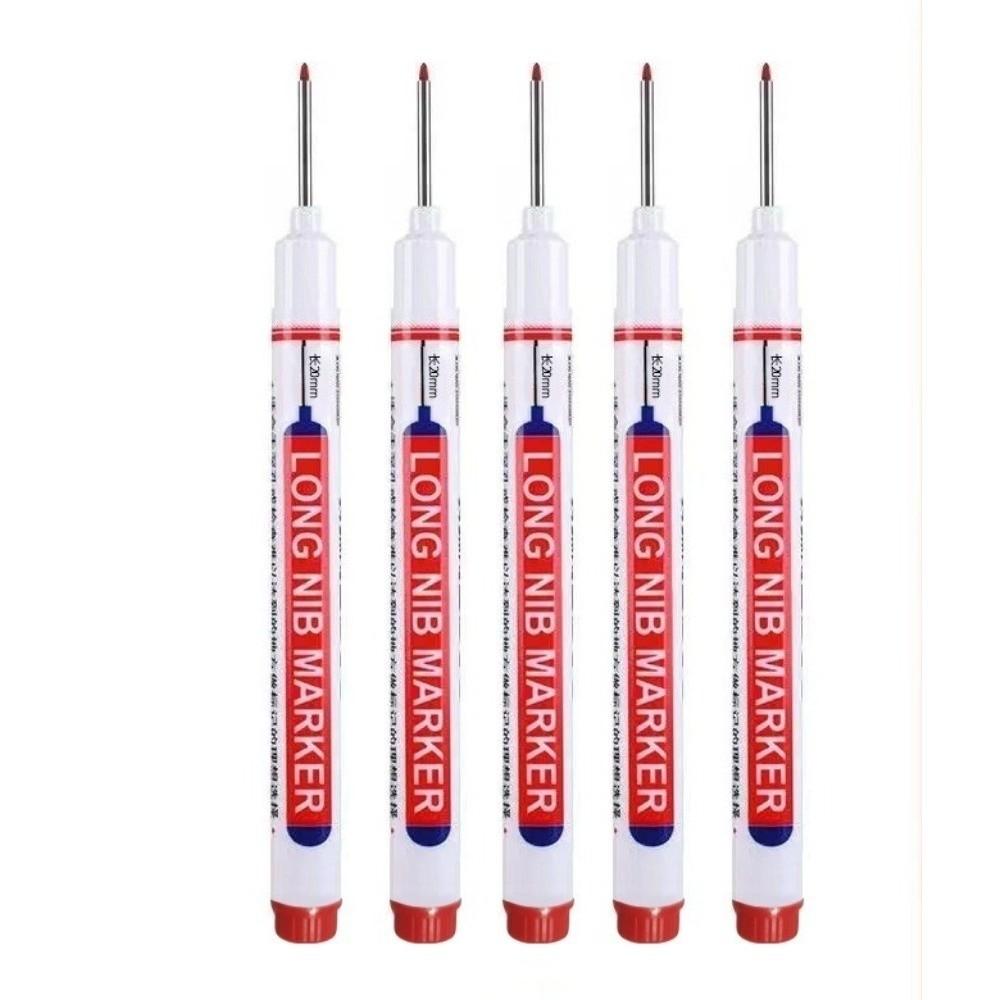 Multi-Color Ink Long Nib Head Markers 1-40PCS Quantity Perforating Pen Markers Woodworking Tools