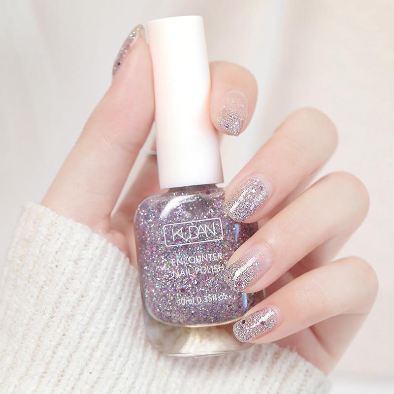 Cool Dan Quick-Dry Water-Based Nail Polish, 10ml, Long-Lasting, Tearable with Light Fragrance.