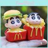 Crayon French Shinchan Fries Hamburg Toy Model Ornaments Children Toy Art