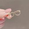 Cute Hollow Little Glasses Brooch Badge Clothing  Accessories Jewelry Brooch Pins