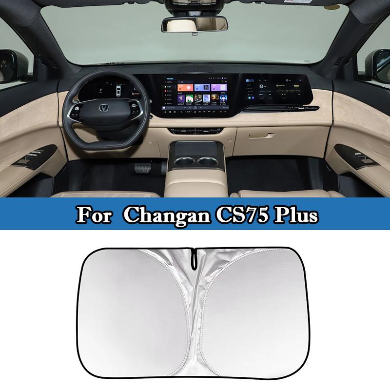 Для Changan CS35 CS55 CS75 Plus CS95 UNI-K UNI-T UNI-V Lamore Eado Plus Автомобильный Козырек на Лобовое Стекло Защита от Солнца и УФ Излучения на Переднее Окно