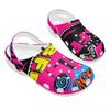 Summer Printed EVA Clogs Women Men Lightweight Breathable Slip On Garden Shoes Beach Pool Bathroom Home Slippers Travel Shoes